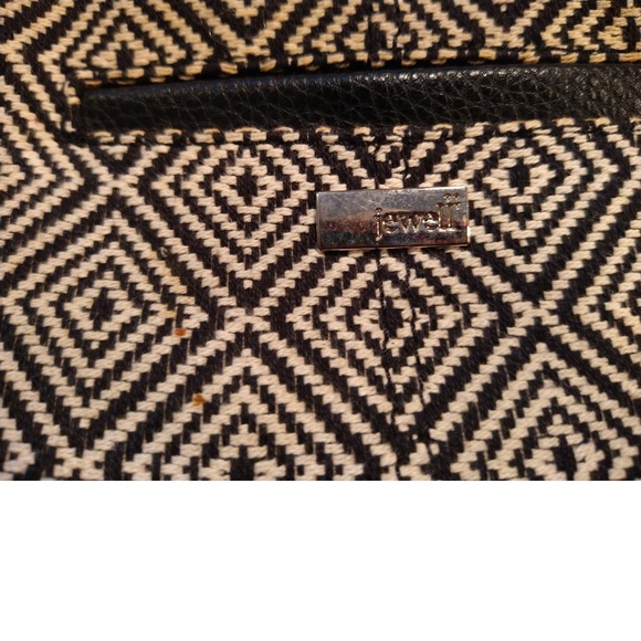 VERY NICE JEWELL BY THIRTY ONE BLACK & WHITE HANDBAG - NICE - Picture 2 of 8